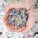 thumbnail image 1 of Cristales de fluorita Chip Bulk Natural Healing, 400 g, para jarrón, 1 of 6