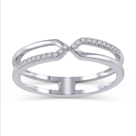 1/10 Carat T.W. Diamond 10kt White Gold Fashion Ring