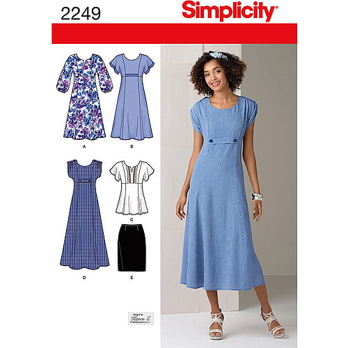 Simplicity Misses' Size 10-18 Dress Pattern, 1 Each - Walmart.com ...