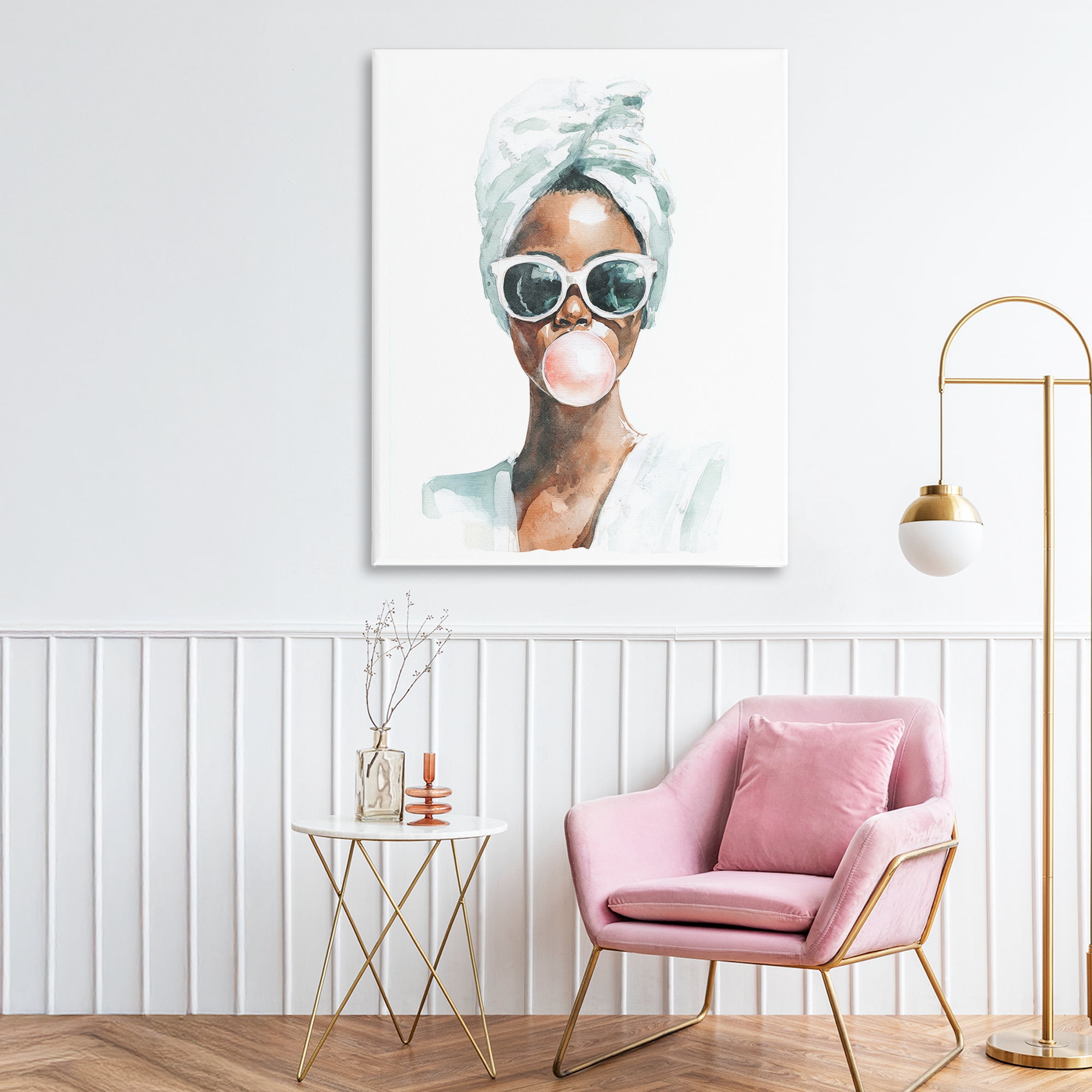 Stupell Industries Bubble Reverie Female Canvas Wall Art, design by Svetlana Aleynikova