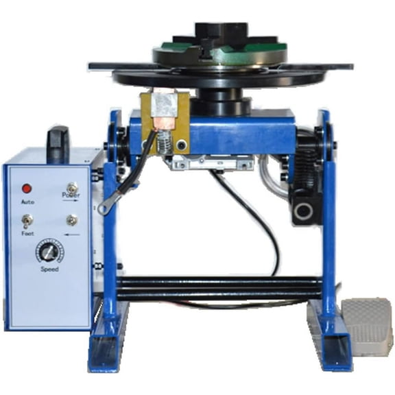 30KG Welding Positioner Turntable with 200mm Chuck Workpiece Rotary Welding Equipment