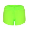 thumbnail image 5 of 3PCS Quick-Dry Yoga Shorts Yoga Shorts Pants Bandage Elastic Waist Casual Short Pants on Clearance,Green M, 5 of 5