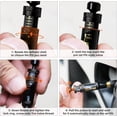 thumbnail image 4 of Adjustable Auto-Stop Tire Deflator Valve Kit (10-30 PSI) 4 PCS Screw-on Tyre Air Down Tool for Offroad 4x4 (with 5 Valve caps), 4 of 14
