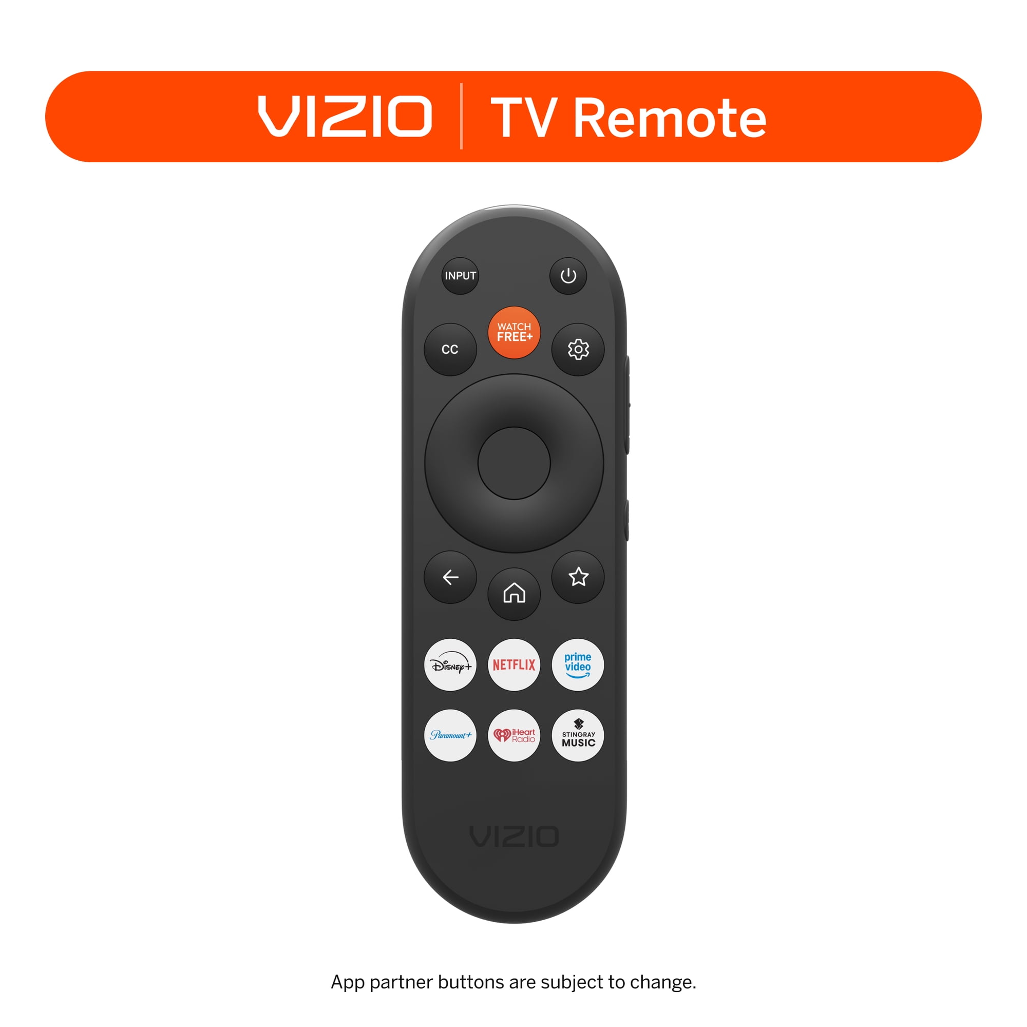 VIZIO TV Remote (Universal) - XRT190R