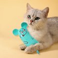 thumbnail image 5 of 4 piezas de juguete de hierba gatera para interiores, juguete de ratón para gatos, juguete para masticar molares para gatos, juguete de peluche, 5 of 5