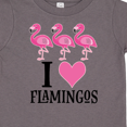 thumbnail image 4 of Inktastic I Love Flamingos Pink Bird Girls Toddler T-Shirt, 4 of 5