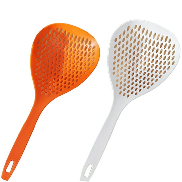 CAROOTU Multipurpose Colander Durable Skimmer Slotted Spoon Heat Resistant Strainer for Kitchen Cooking
