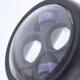 thumbnail image 4 of Faro para Motocicleta LED Universal 12v IP67 Negro Macarena Faro LED redondo 6.5 pulgadas, 4 of 8