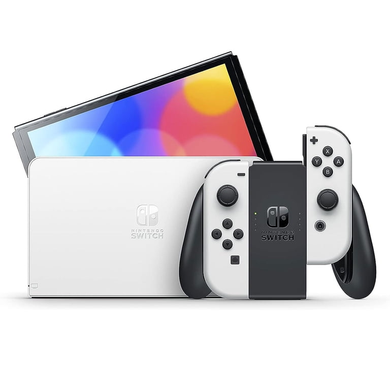 Pre-Owned Nintendo Switch OLED Model White Set with BOLT AXTION