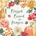 thumbnail image 2 of Grove, Beth 12x12 Black Ornate Wood Framed with Double Matting Museum Art Print Titled - Harvest Bouquet III, 2 of 4