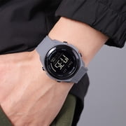 SKMEI Mens Digital Watch, Sport Military Watches for Men Waterproof LED Screen Large Face Tactical Watch with Dual Time Alarm Stopwatch Wrist Watch