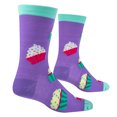 thumbnail image 4 of Crazy Socks, Funky Junk Food, Pizza, Tacos Themed Crew Socks for Ladies, 6 Pair, 4 of 6