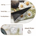thumbnail image 6 of 6'x9' Area Rugs, Spring Floral Rooster Indoor Outdoor Area Rug for Living Room Bedroom, Vintage Rooster Pastoral Washable Bathroom Rugs Kitchen Floor Carpet Mats Home Decor Aesthetic, 6 of 8