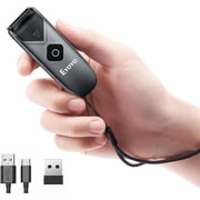 Eyoyo 1D 2D QR Code Barcode Scanner, Portable Mini Reader with 2.4G Wireless/Bluetooth/USB Wired ,Compatible with iPad, Phone, Android, Tablet PC