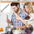 thumbnail image 1 of Up to 65% off Kitchen Gadgets Stainless Steel Potato Mashers Garlic Mud Pressure Puree Tool Kitchen Organizers and Storage, 1 of 9