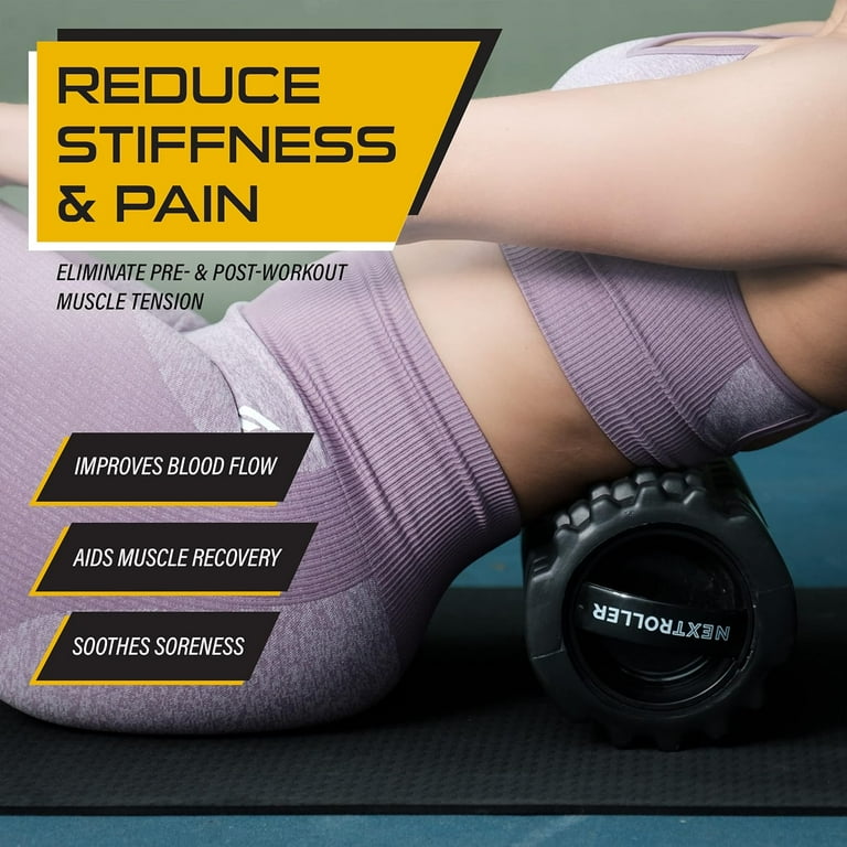 NextRoller 3-Speed Vibrating Foam Roller - High Intensity Vibration for  Recovery, Mobility, Pliability Training & Deep Tissue Trigger Point Sports  Massage Therapy - Walmart.com