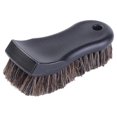 thumbnail image 1 of Cepillo de limpieza para coche, cepillo de detalles de pelo de caballo suave, mango antideslizante, cepillo para lavar llantas, chasis y rejilla del radiador., 1 of 8