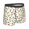 thumbnail image 3 of Daiia Keys1 Men's Underwear Boxer Briefs, Cotton Stretch Moisture-Wicking Underwear-X-Large, 3 of 9