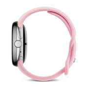 Google Pixel Watch 3 (41mm) - Android Smartwatch with Heart Rate Tracking, Advanced Running from Fitbit, Fitness Insights, 24-Hour Battery - Polished Silver Aluminum Case - Rose Quartz Band - LTE