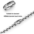 thumbnail image 2 of 20 Pack Clips de Chaîne à Billes pour Store Romain Vertical de Remplacement (Acier Inoxydable), 2 of 5
