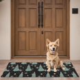 thumbnail image 4 of Black Christmas Tree Pattern Door Rugs,Washable Non Slip Door Mats Indoor,Decorative Door Mats,Entry Mat Indoor for Entrance,Bedroom,Kitchen,Bathroom,16"x47", 4 of 6