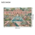 thumbnail image 3 of Toilet Rug Rectangle Bathroom Rugs Non-Slip Soft Plush Machine Washable Contour Bath Mat Peacock in Gardens 24x16, 3 of 9