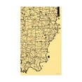 thumbnail image 2 of Railroad Map - Railroad Routes Illinois - McEwen 1897 - Vintage Wall Art, 2 of 4