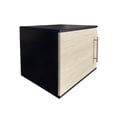 thumbnail image 4 of Gabinete Flotante para Baño Sin Llave Y Ovalin (Negro Mate/Encino Polar), 4 of 6