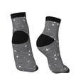 thumbnail image 4 of Bingfone Airplane Routes Around The World Design Patterned Men'S Women'S Casual Cotton Socks, 4 of 9