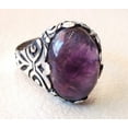 thumbnail image 4 of Amethyst Mans Ring, Natural Amethyst, February Birth, Silver Jewelry, 925 Silver Ring, Birthday Gift, Heavy Mens Ring, Arabic Design, Ottoman Style Ring, Christmas, Turkey Mens Signet Ring, 4 of 6
