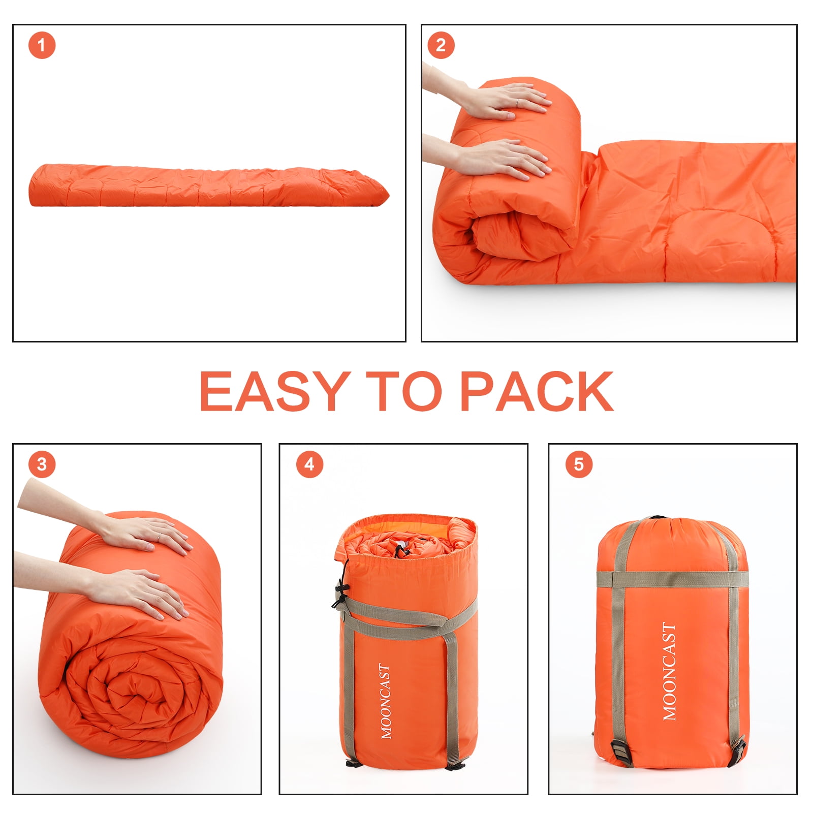 Summer Stuff FARLAND 20°F Sleeping Bag Lightweight Waterproof