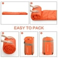 thumbnail image 3 of FAIRYLAND Sleeping Bags for Adults Teens Kids with Compression Sack Portable and Lightweight for 3-4 Season Camping, Hiking,Waterproof, Backpacking and Outdoors（Orange）, 3 of 7