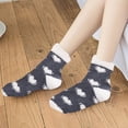 thumbnail image 4 of Bienvenido Women Warm Super Soft Plush Slipper Sock Winter Fluffy Microfiber Crew Socks Casual Home Sleeping Fuzzy Cozy Sock, 4 of 5