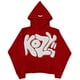 thumbnail image 1 of MHFRRA Sudadera con Capucha Gráfica para Uso Informal Diseño Elegante con Estampado de Espuma Cómoda y Cálida para Uso Diario y Actividades Al Aire Libre Rojo, 1 of 2