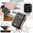 thumbnail image 4 of Funda completa de silicona para Apple Watch, Protector de pantalla transparente para iWatch series 8, 7, 6, 5, 4, 3, SE, 38, 40, 41MM, 42, 44, 45MM, 4 of 4