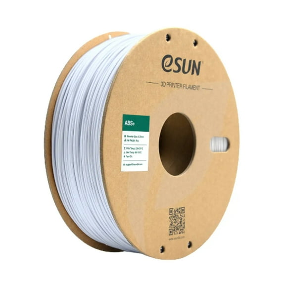 eSUN ABS  Cold White Filament - Enhanced Durability for 3D Printing