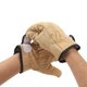 thumbnail image 5 of 1 par de guantes de trabajo de piel de vaca, guantes interiores de poliéster, exteriores de piel de vaca, transpirables, resistentes al calor, para asar, cocinar y hornear, 5 of 10