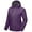 Purple, variant on Little Donkey Andy Womens Warm Recycle Insulated Jacket Hooded Lightweight Windproof Winter Coat Hiking Travel Black XS