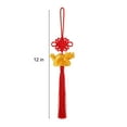 thumbnail image 3 of Tuphregyow 4-piece Set Of New Year Decorations Dragon Red Hanging Tassels Feng Shui Ornaments Chinese Knot Decoration To Attract Wealth Chinese Knot red, 3 of 7