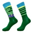 thumbnail image 2 of Men's We Ride At Dawn Socks Funny Lawn Care Cutting Grass Pattern Joke Footwear, 2 of 7