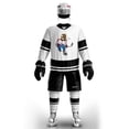 thumbnail image 3 of Camiseta de práctica de hockey sobre hielo personalizada blanca, ligera, fina y transpirable de alta calidad de la serie H400 y camiseta de calle grande (todos los tamaños), 3 of 5