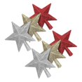 thumbnail image 5 of Shatterproof Star Ornament for Holiday Tree Decoration 6Pcs Glittered Set, 5 of 5