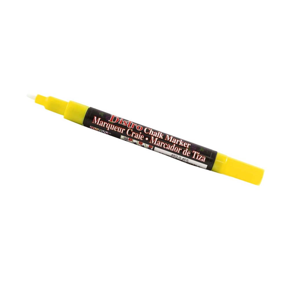 Marvy Uchida Fine Point Chalk Markers, Yellow, 2/Pack