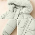 thumbnail image 4 of WMTBSRSW Girls Long Hooded Puffer Coat Faux Fur Collar Zip Up Quilted Jackets Lightweight Winter Warm Mid Length Coat for Kids 7-15 Years, 4 of 6