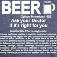 thumbnail image 3 of CafePress - Funny Beer, Ask Your Doctor If It's Right T Shirt - Mens Tri-blend T-Shirt, 3 of 4