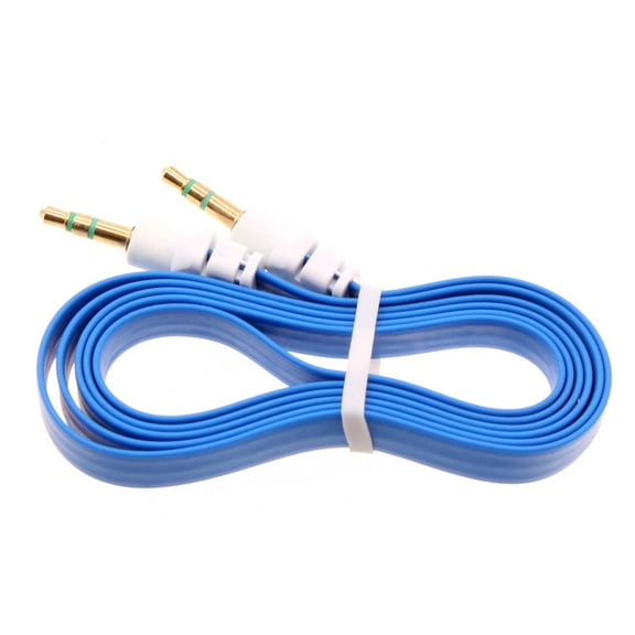 3.5mm Aux Cable Adapter Car Stereo Aux-in Audio Cord Speaker Jack Wire Blue Y3N for LG Phoenix 3 2, Harmony 4 2, Fortune 2, Aristo 2 Plus, Escape 3 (K373) - Motorola One Zoom, Moto X4 X