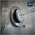thumbnail image 5 of Grohe 26 744 Rainshower Aqua 2 Function Round Body Spray - Black, 5 of 7