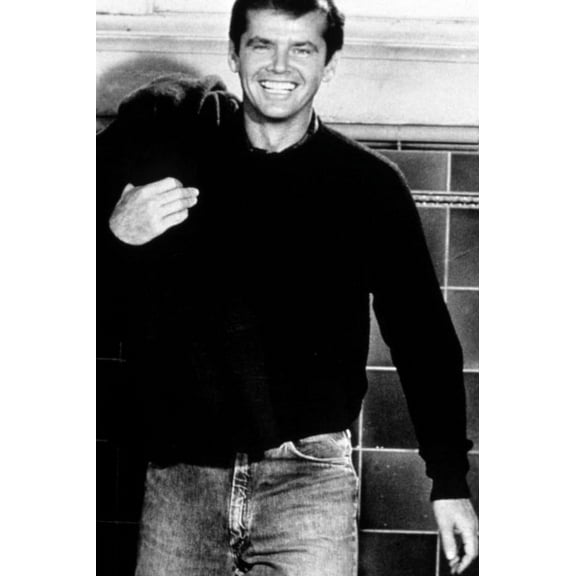 Jack Nicholson in Carnal Knowledge smiling pose in jeans and sweater 24x36 Poster