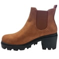 thumbnail image 1 of NECHOLOGY Zapatos Botines mujer Europa y los Unidos y el comercio exterior de los Unidos para botas gruesas con cabeza redonda después de la correa Modelos clásicos y botines Botas (Brown 7.5), 1 of 7