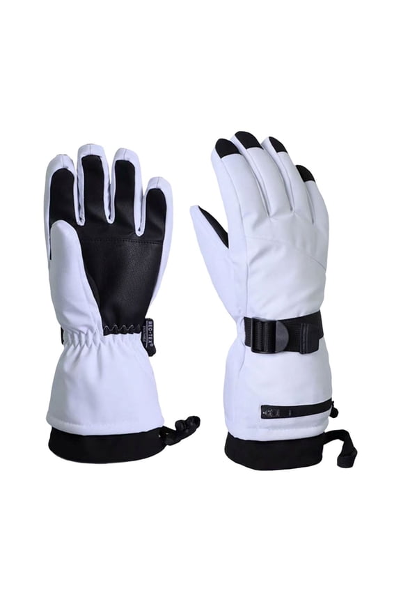 Women's Ski Gloves,Men's Ski Gloves Winter Snowboard Snow Warm Tou Ch Screen Cold Men's Gloves Winter Ski Colour Blocking Gloves
